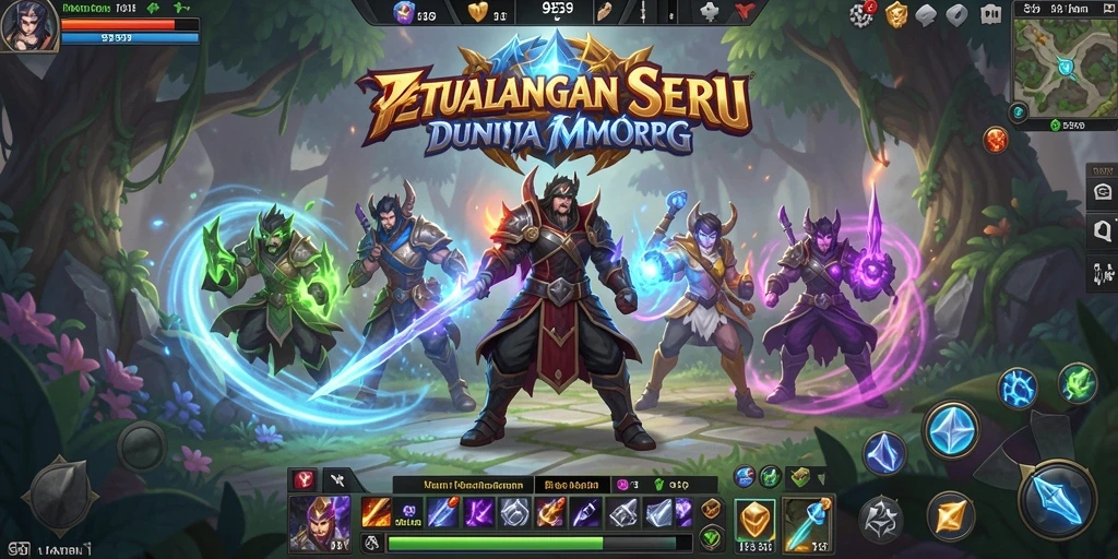 Tangkapan layar menampilkan gameplay yang menegangkan dalam dunia MMORPG.