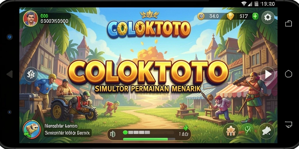 Screenshot permainan COLOKTOTO dengan aksi seru dan grafis menarik.