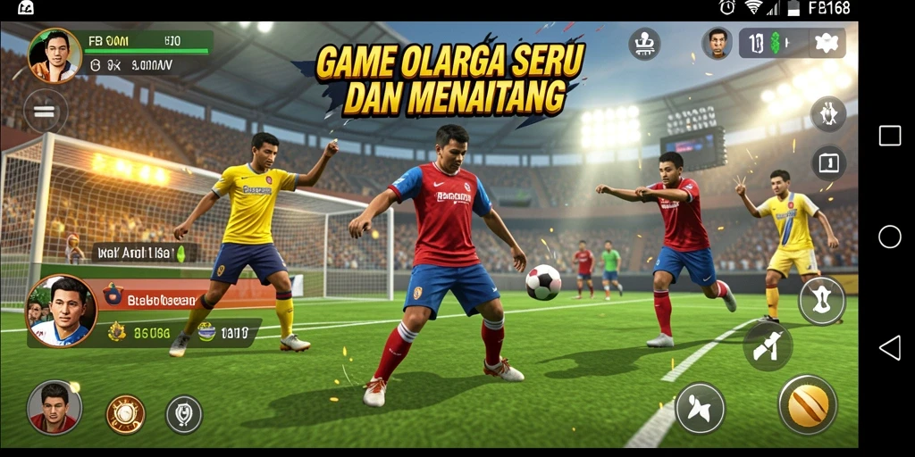 Tampilan menarik dari gameplay FB168 yang menampilkan aksi olahraga seru.