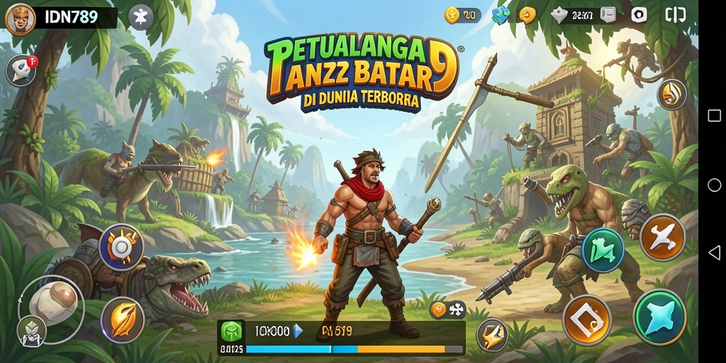 Tampilan gameplay menakjubkan di dunia terbuka IDN789.