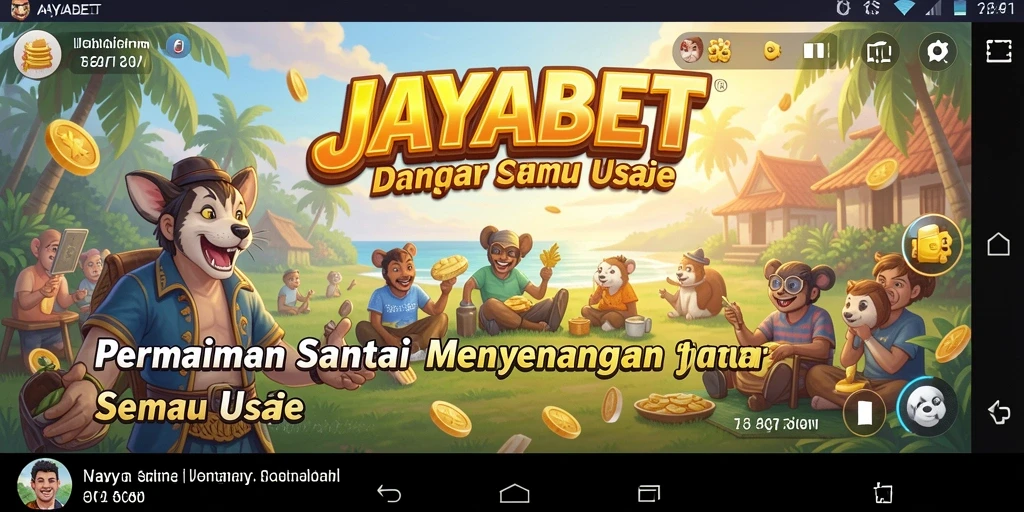 Tangkapan layar JAYABET yang menunjukkan momen seru dalam permainan Casual.