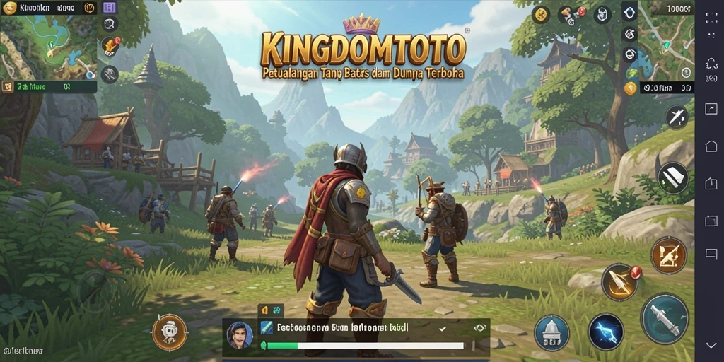 Gambaran mendalam gameplay <strong>KINGDOMTOTO</strong> dalam dunia terbuka yang penuh petualangan.