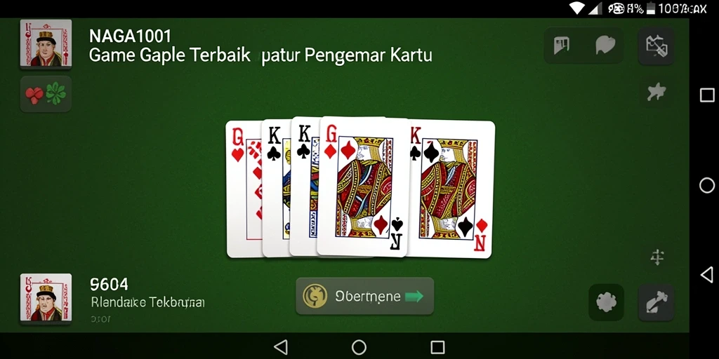 Tampilan gameplay Gaple yang menarik dan interaktif.