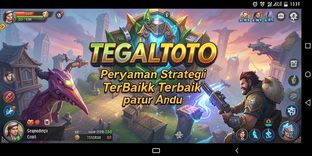 Screenshot gameplay TEGALTOTO yang menampilkan pertempuran strategis yang intens.